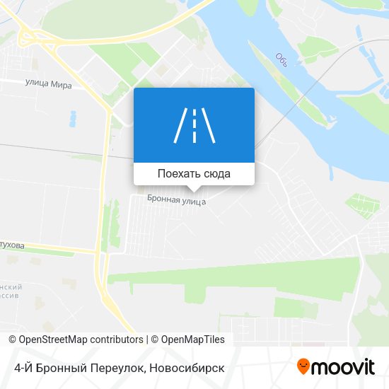 Карта 4-Й Бронный Переулок