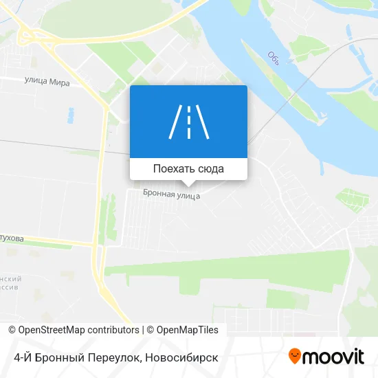Карта 4-Й Бронный Переулок