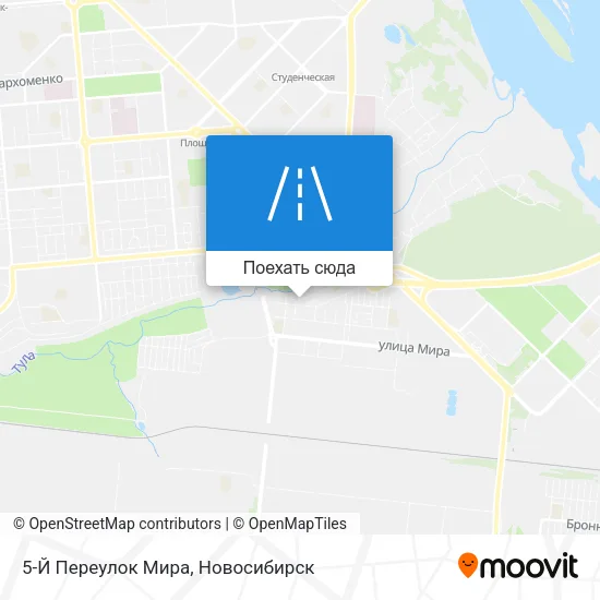 Карта 5-Й Переулок Мира