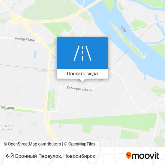 Карта 6-Й Бронный Переулок
