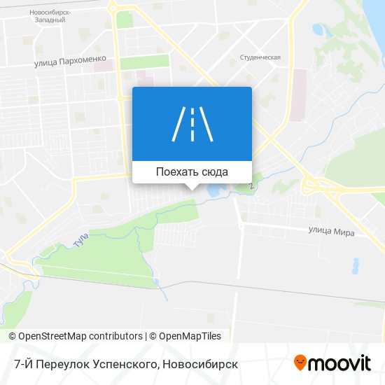 Карта 7-Й Переулок Успенского