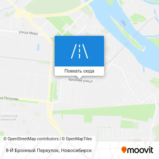 Карта 8-Й Бронный Переулок