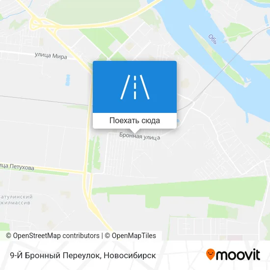 Карта 9-Й Бронный Переулок