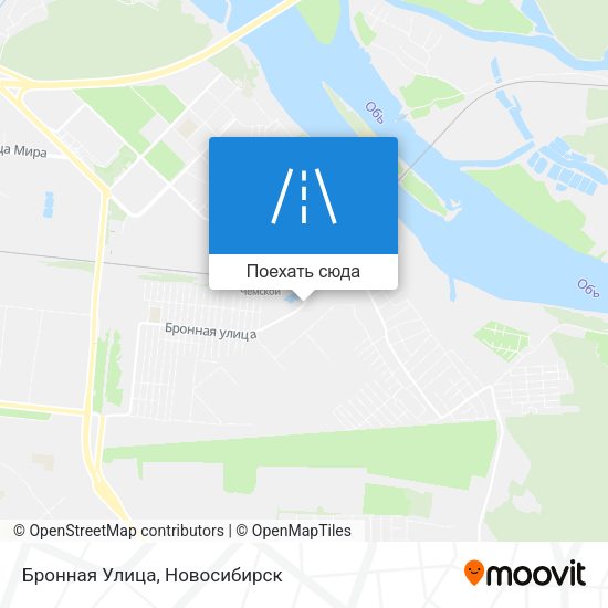 Карта Бронная Улица