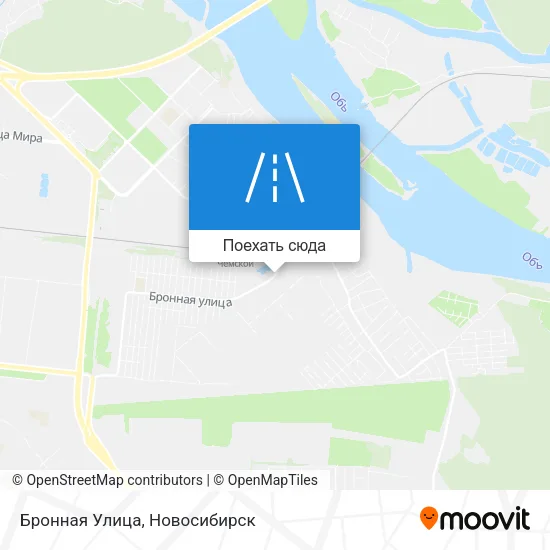 Карта Бронная Улица