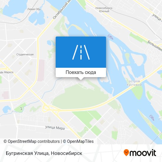 Карта Бугринская Улица