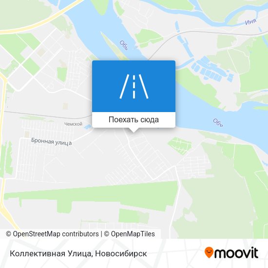 Карта Коллективная Улица