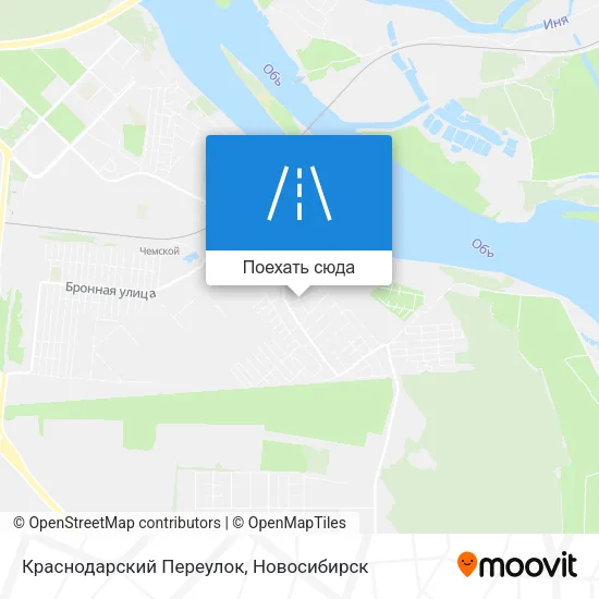 Карта Краснодарский Переулок