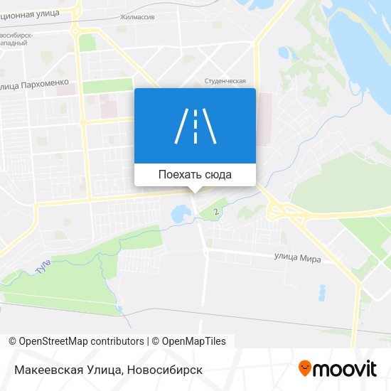Карта Макеевская Улица