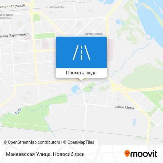 Карта Макеевская Улица