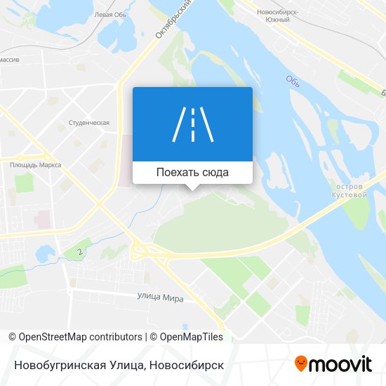 Карта Новобугринская Улица