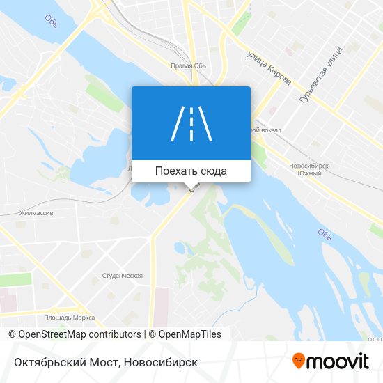 Карта Октябрьский Мост