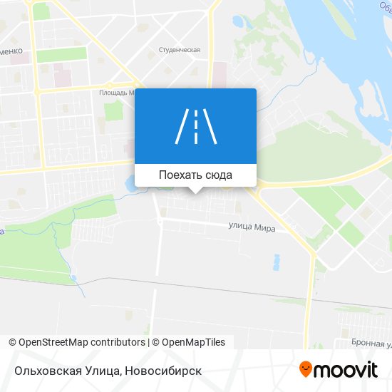 Карта Ольховская Улица