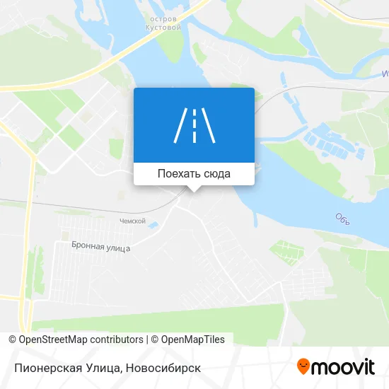 Карта Пионерская Улица