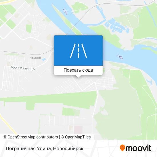 Карта Пограничная Улица