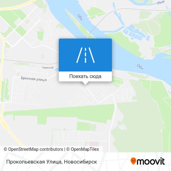 Карта Прокопьевская Улица