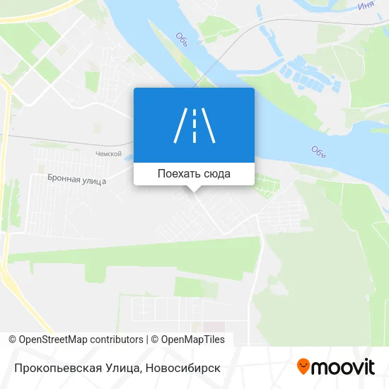 Карта Прокопьевская Улица