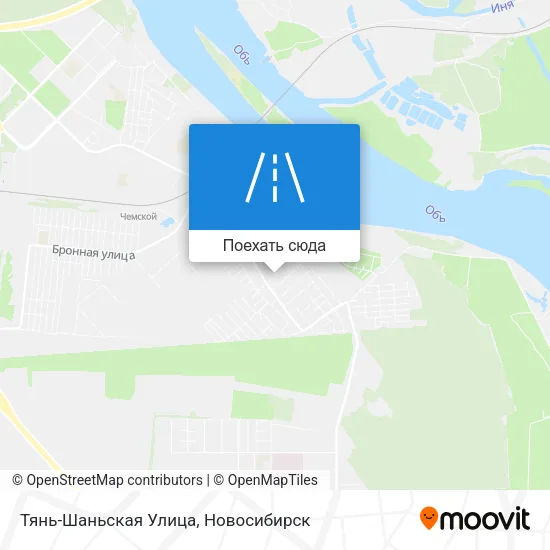 Карта Тянь-Шаньская Улица