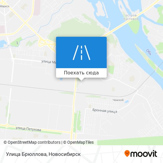 Карта Улица Брюллова