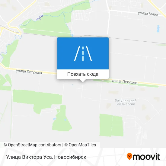 Карта Улица Виктора Уса