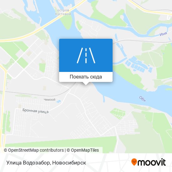 Карта Улица Водозабор