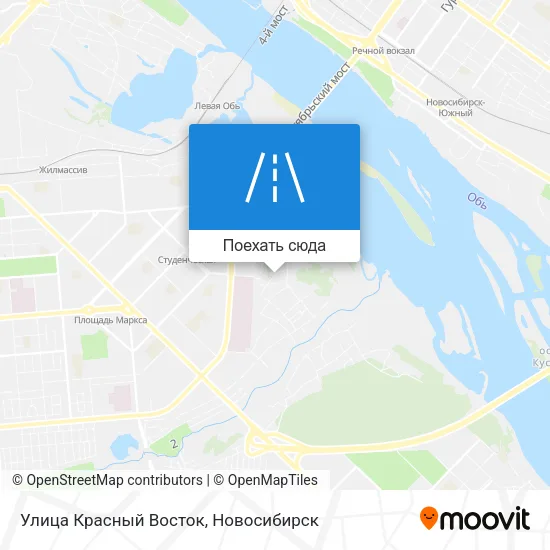 Карта Улица Красный Восток