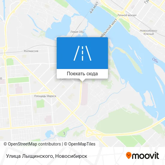 Карта Улица Лыщинского