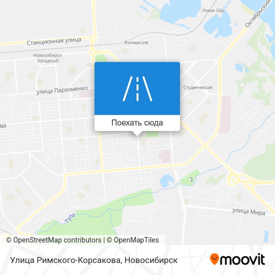 Карта Улица Римского-Корсакова