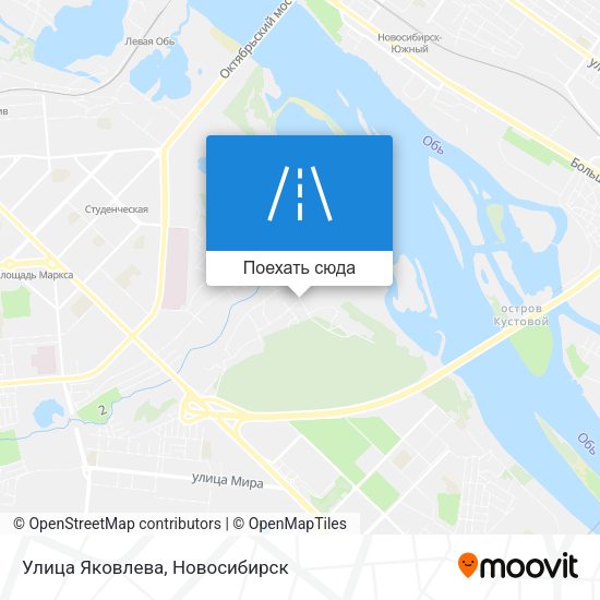 Карта Улица Яковлева