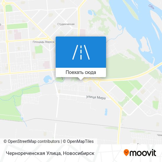 Карта Чернореченская Улица