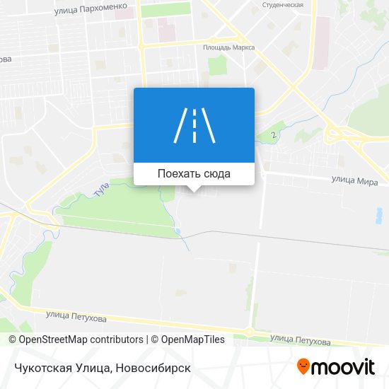 Карта Чукотская Улица