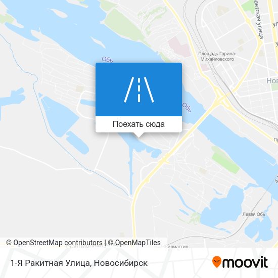 Карта 1-Я Ракитная Улица
