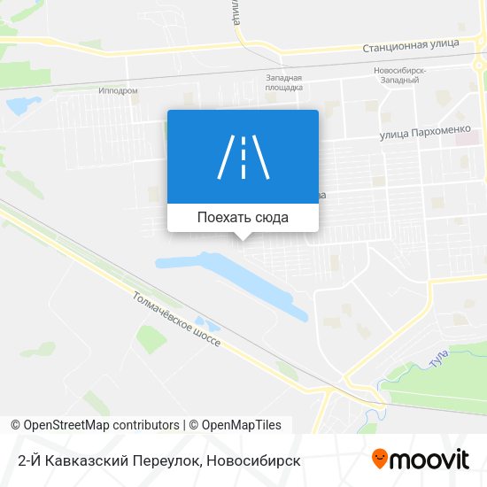Карта 2-Й Кавказский Переулок