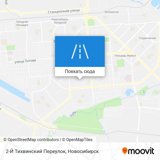 Карта 2-Й Тихвинский Переулок