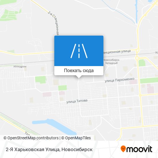 Карта 2-Я Харьковская Улица
