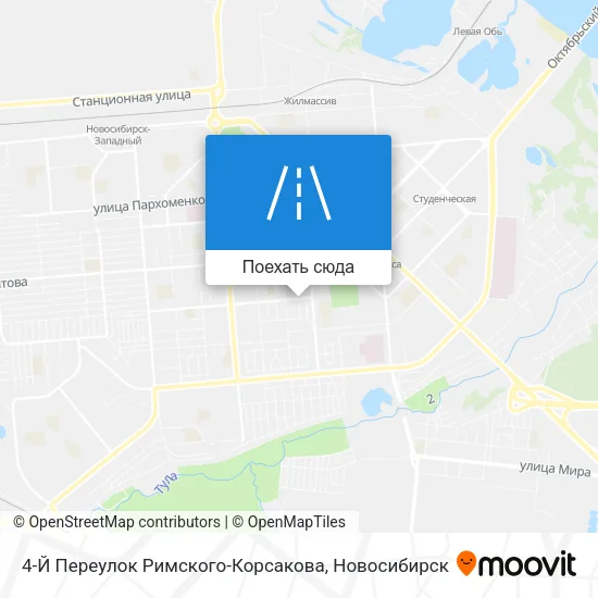 Карта 4-Й Переулок Римского-Корсакова