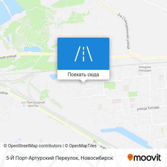Карта 5-Й Порт-Артурский Переулок