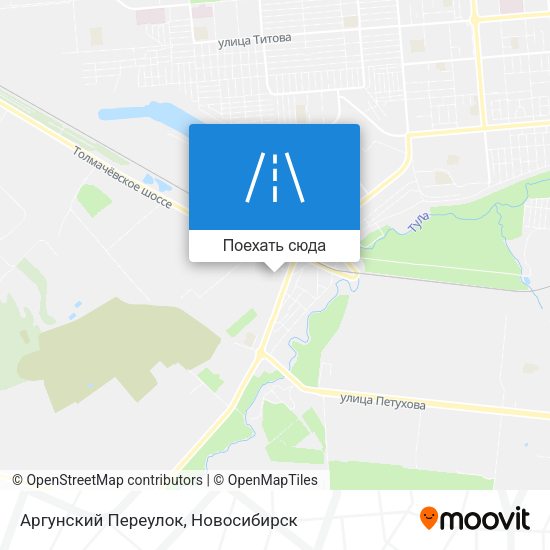 Карта Аргунский Переулок