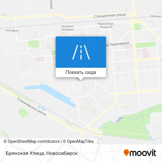 Карта Брянская Улица