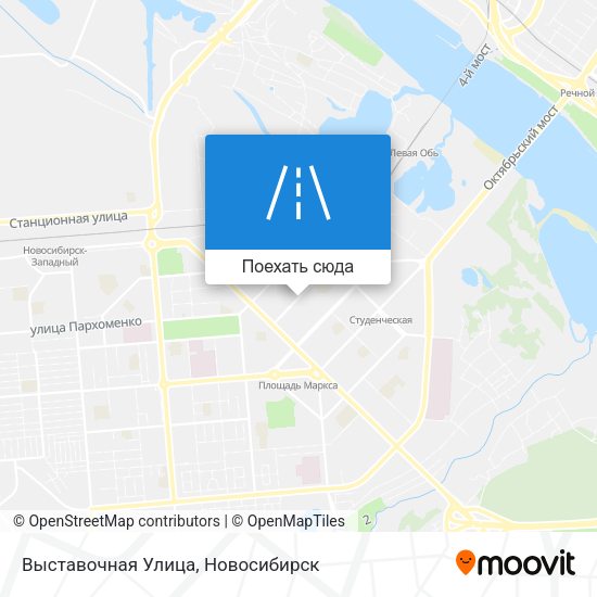 Карта Выставочная Улица