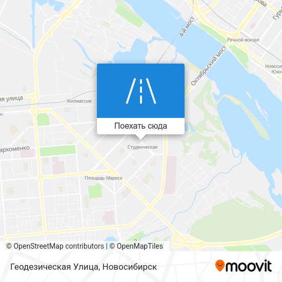 Карта Геодезическая Улица