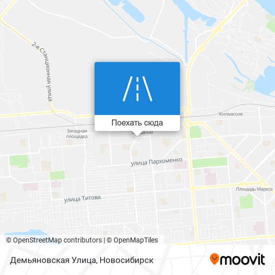 Карта Демьяновская Улица