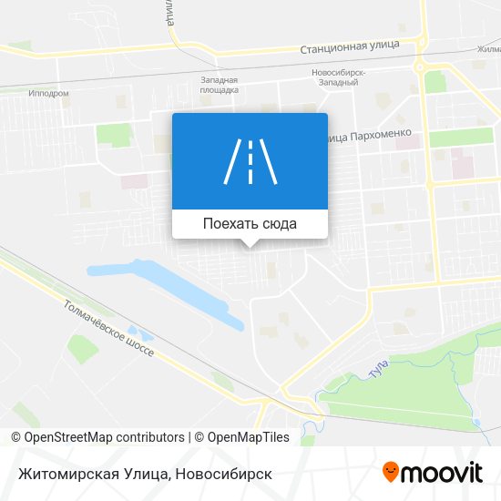 Карта Житомирская Улица