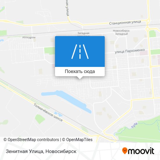 Карта Зенитная Улица