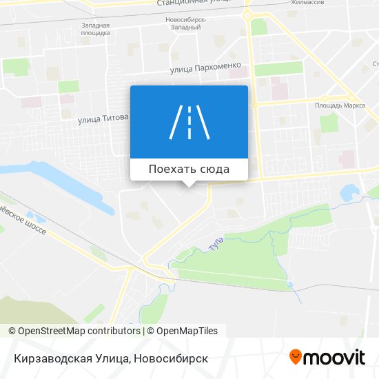 Карта Кирзаводская Улица