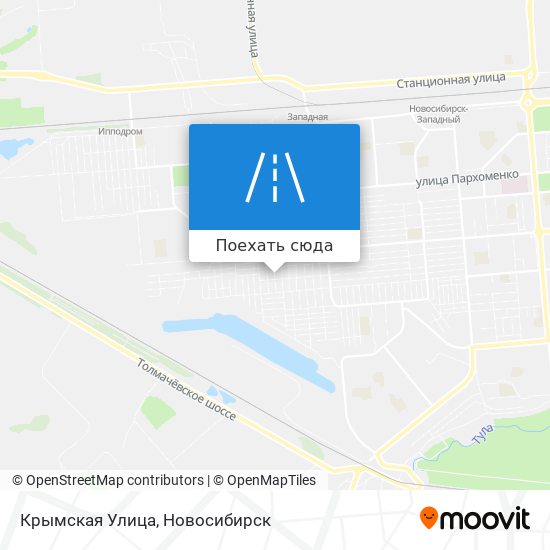 Карта Крымская Улица