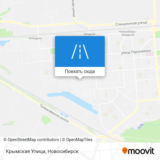 Карта Крымская Улица