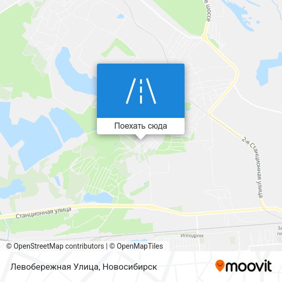Карта Левобережная Улица