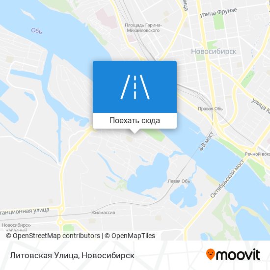 Карта Литовская Улица