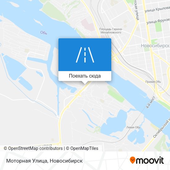 Карта Моторная Улица